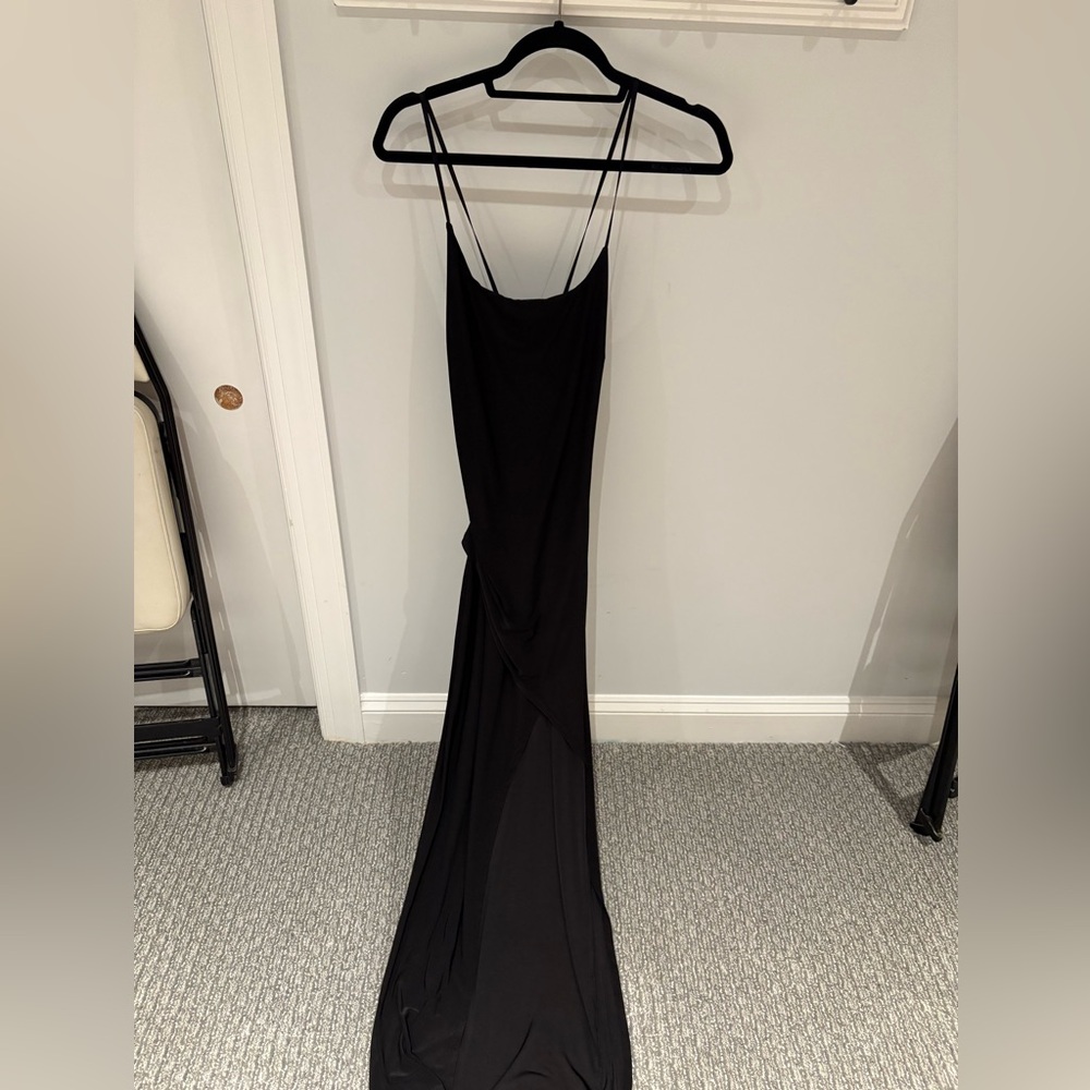 Windsor Dress. Style similar to Sasha Formal. Crisscross in back.
